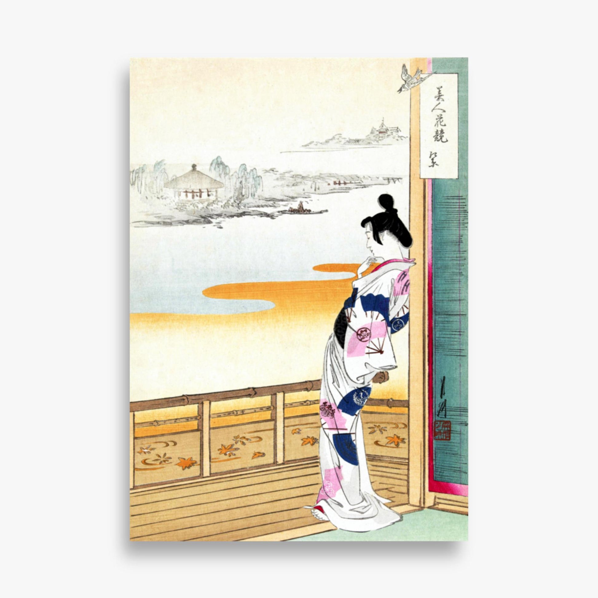 Ogata Gekko - The Call of the Cuckoo 70x100 cm Poster