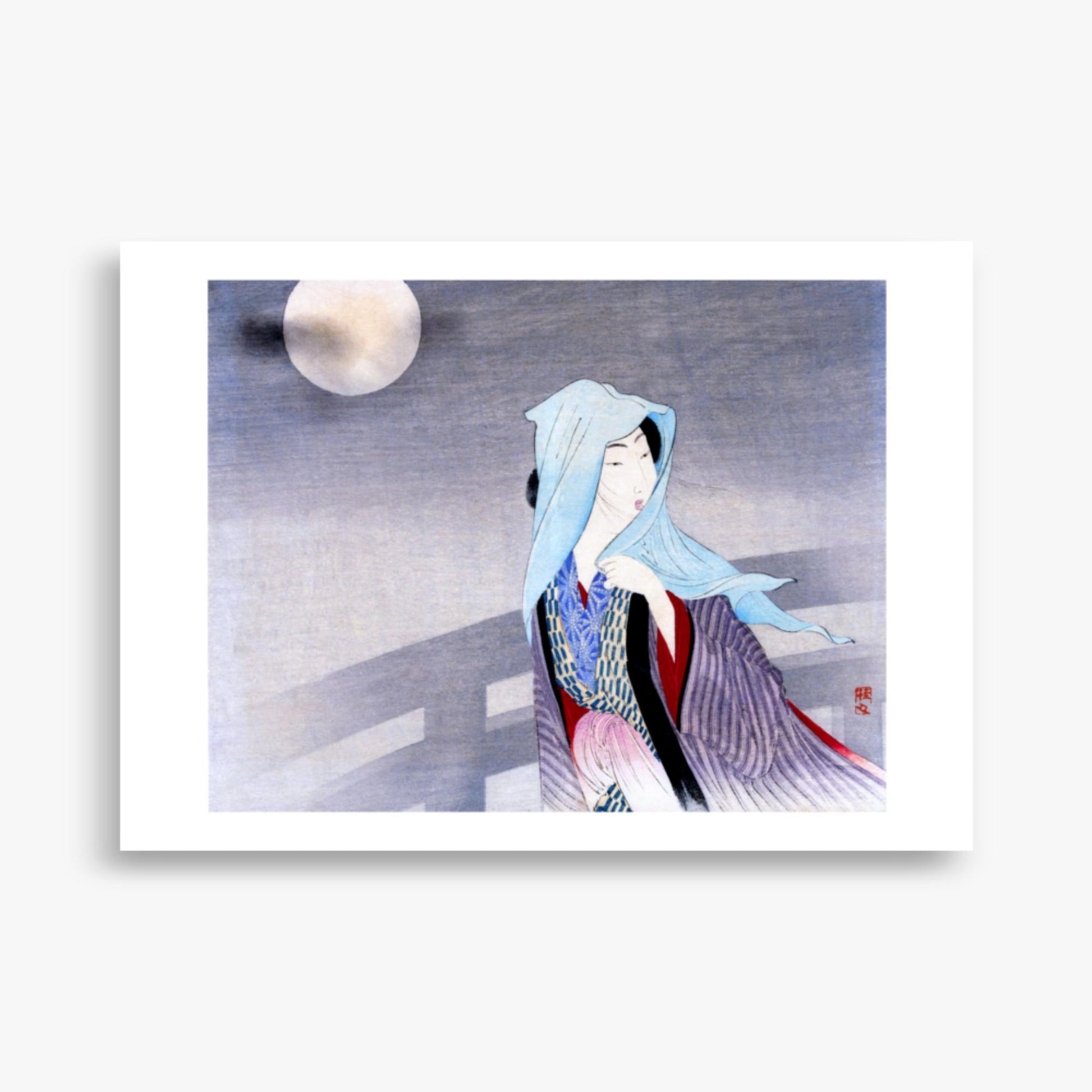 Takeuchi Keishu - Full Moon 50x70 cm Poster