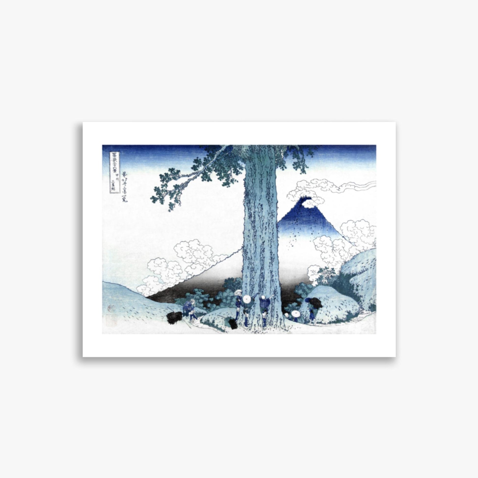 Katsushika Hokusai - Fuji from Mishima Pass in Kai Province 30x40 cm Poster