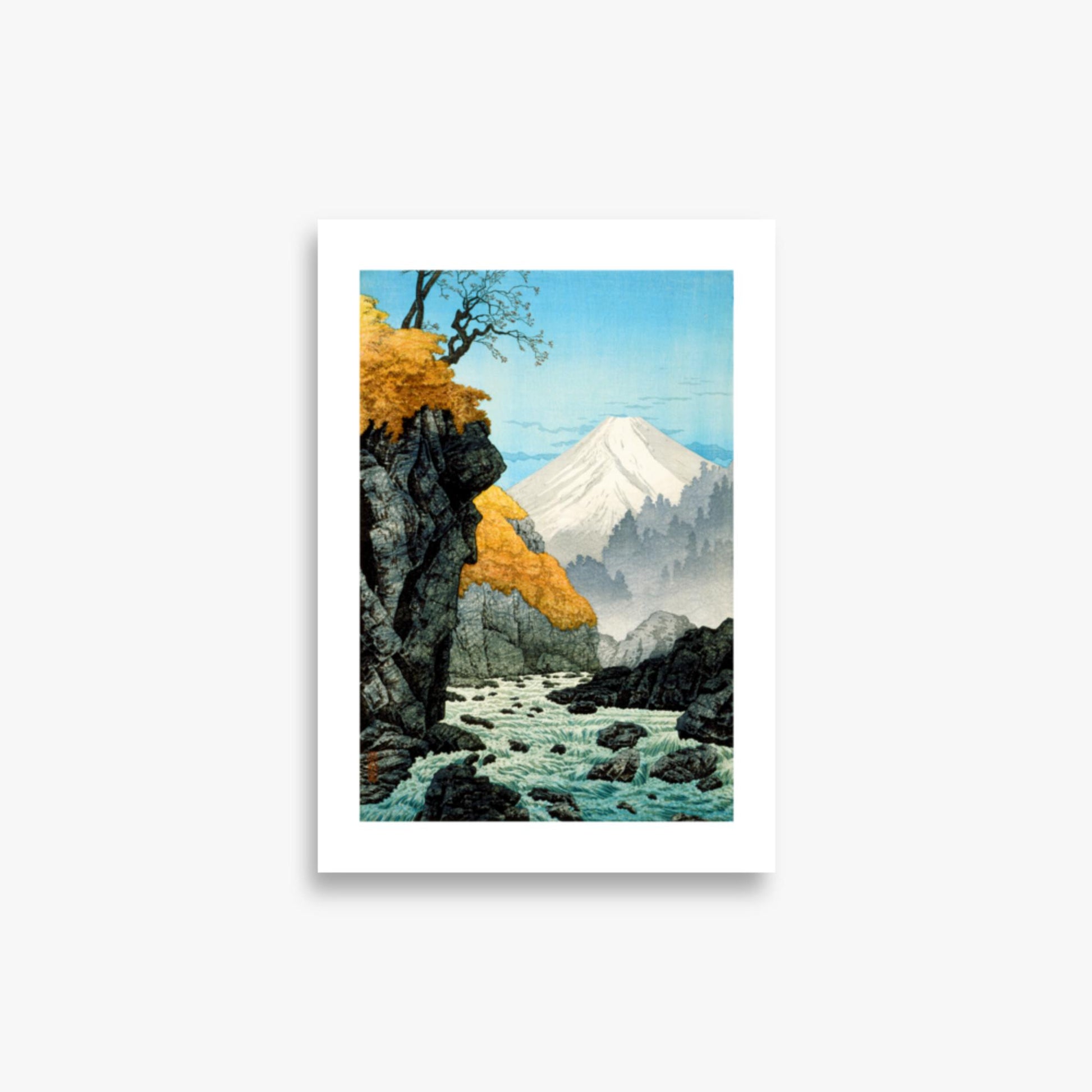 Takahashi Hiroaki (Shōtei) - Foot of Mount Ashitaka 21x30 cm Poster