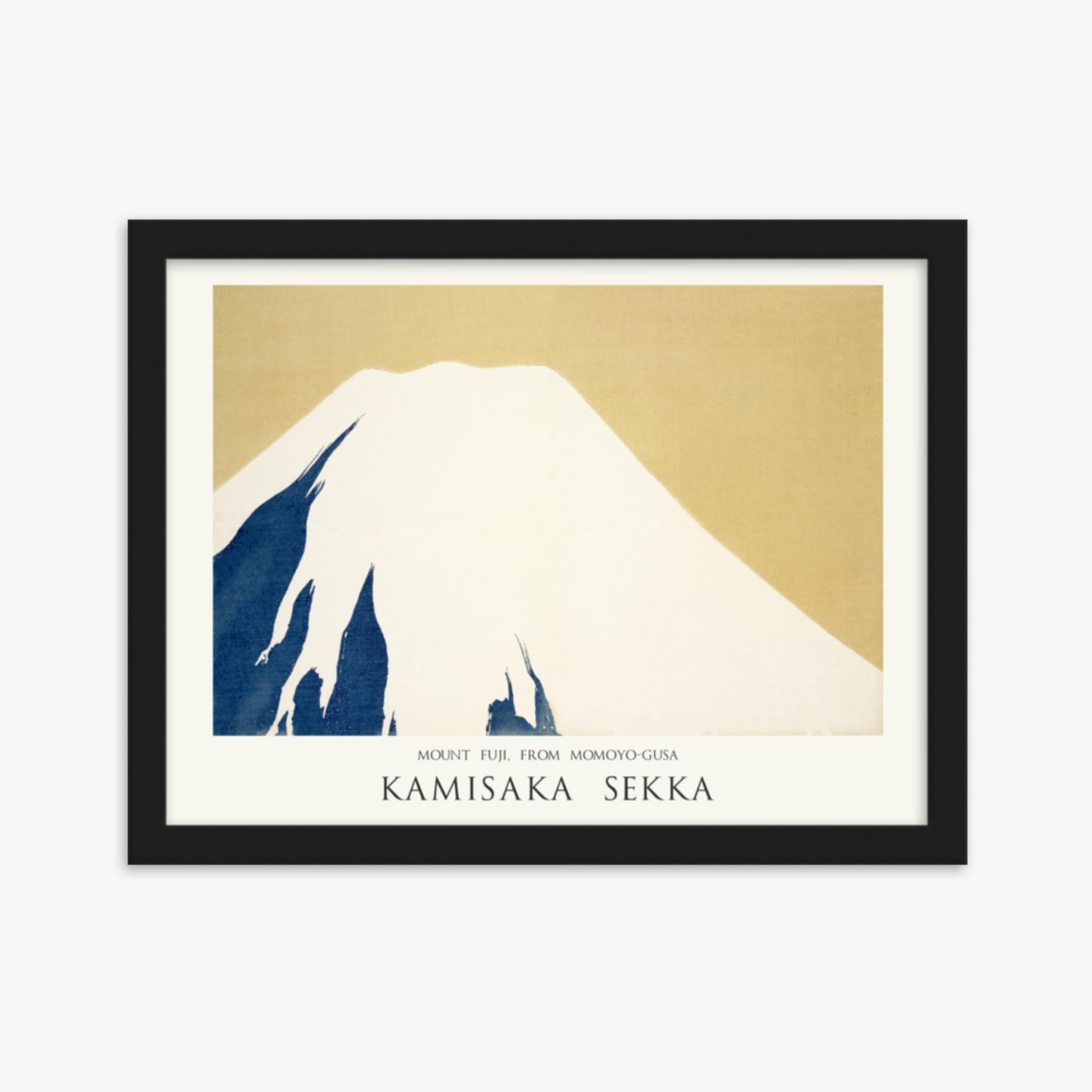 Kamisaka Sekka: Mount Fuji, from Momoyo-gusa - Japandi - 30x40 cm Poster With Black Frame