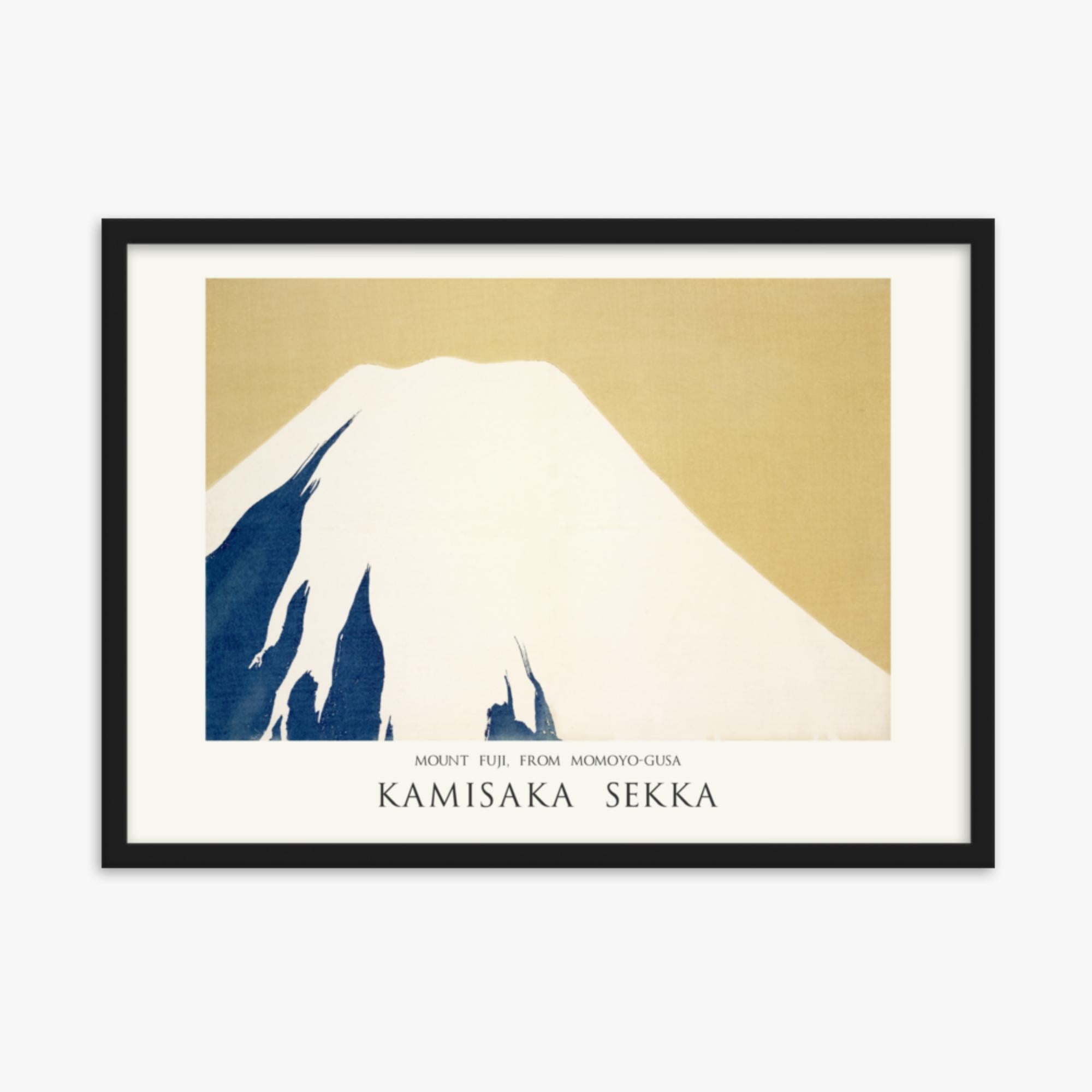 Kamisaka Sekka: Mount Fuji, from Momoyo-gusa - Japandi - 50x70 cm Poster With Black Frame