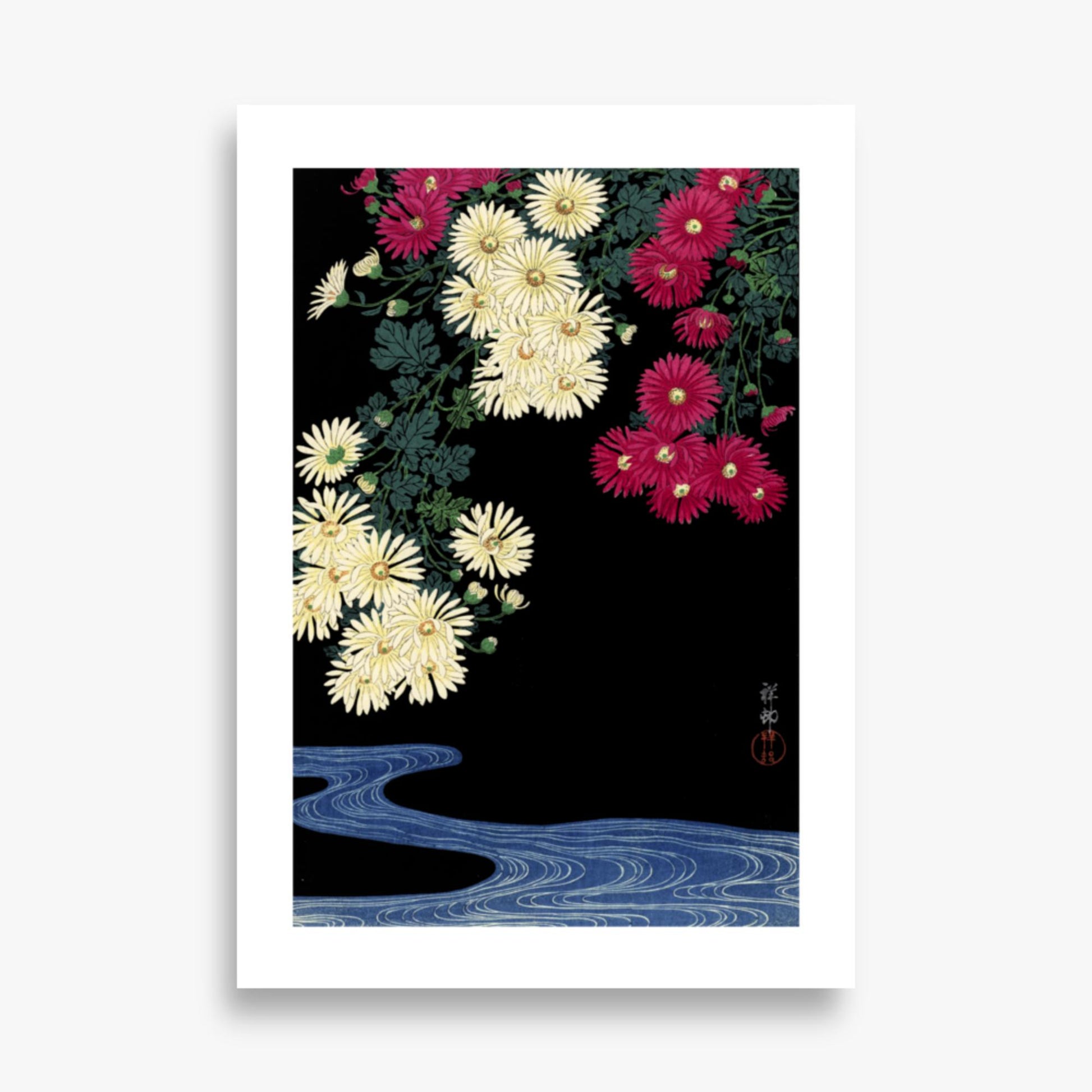 Ohara Koson - Chrysanthemums 70x100 cm Poster