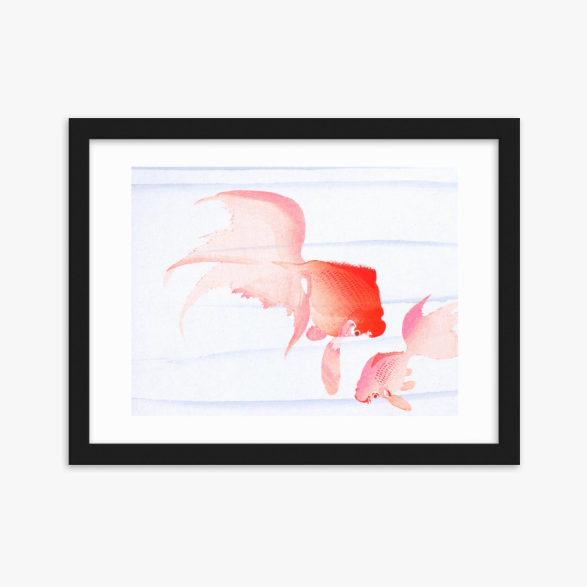 Ohara Koson - Gold Fish 30x40 cm Poster With Black Frame