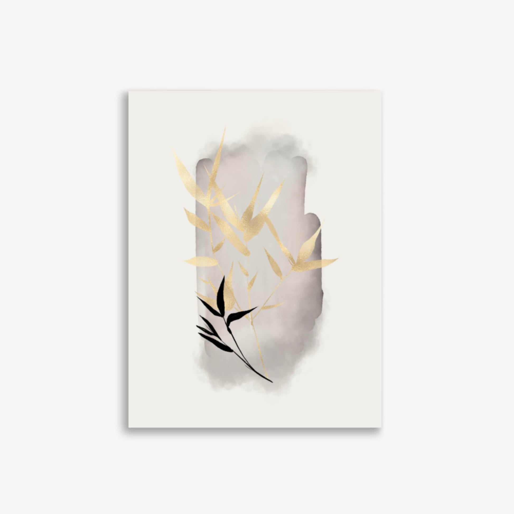 Modern illustration: Gold and Black 30x40 cm Poster