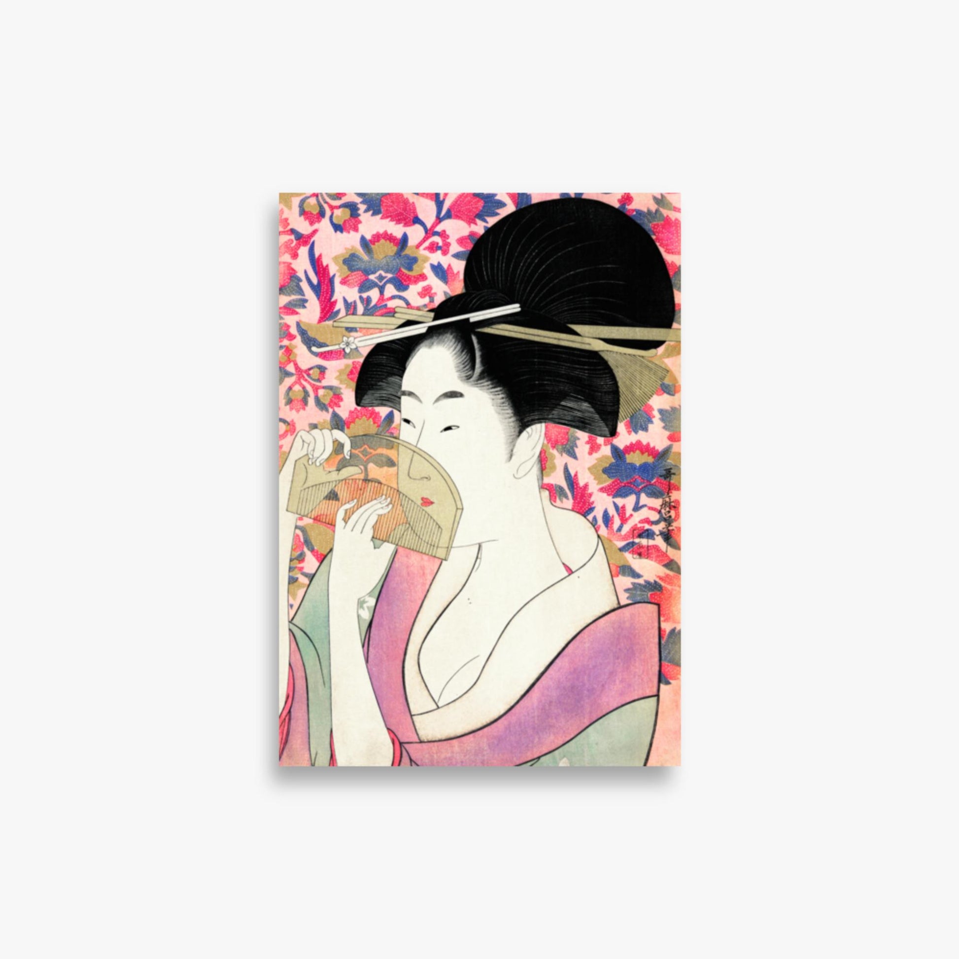 Utamaro Kitagawa - Kushi  21x30 cm Poster