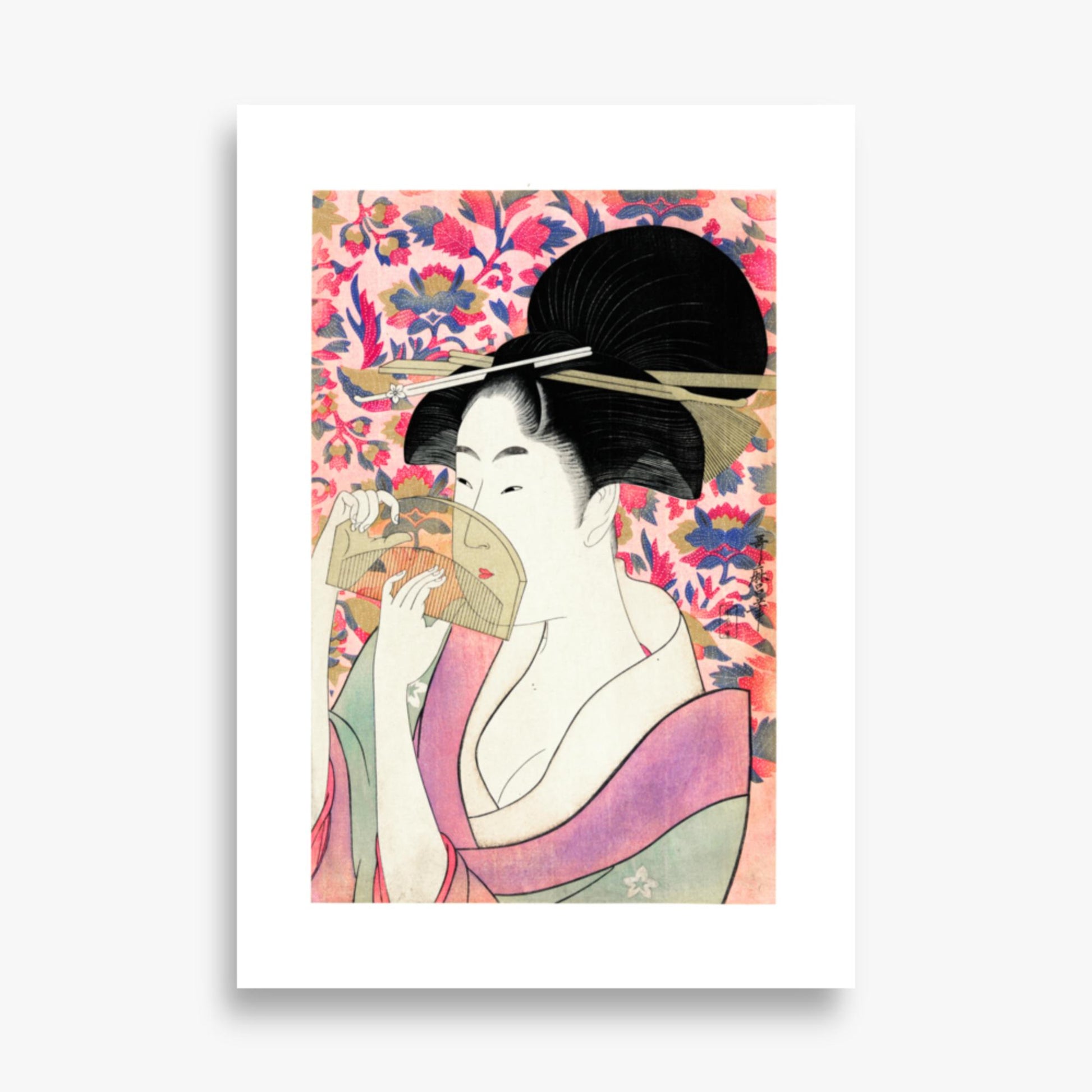 Utamaro Kitagawa - Kushi  70x100 cm Poster