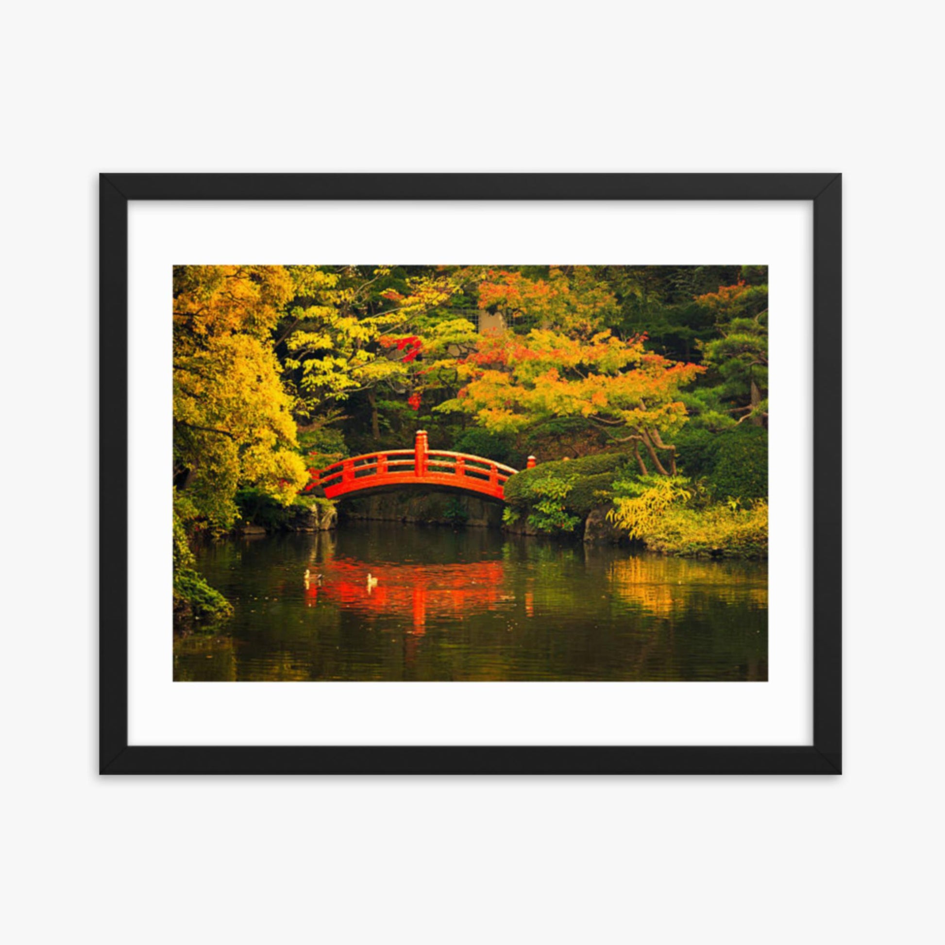 Public Park in Tokyo 16x20 in Poster With Black Frame