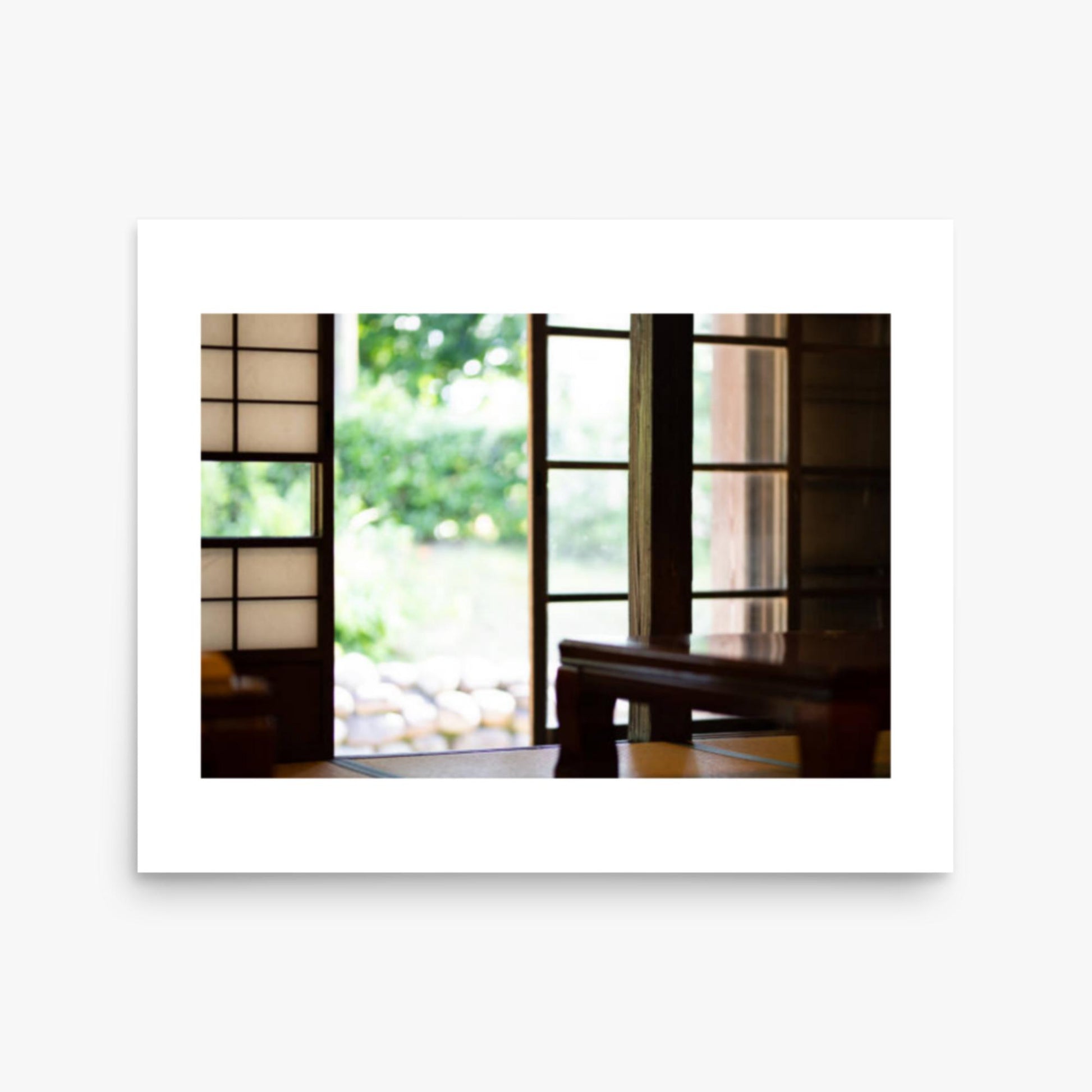 The edge and the garden seen from the Japanese room 16x20 in Poster