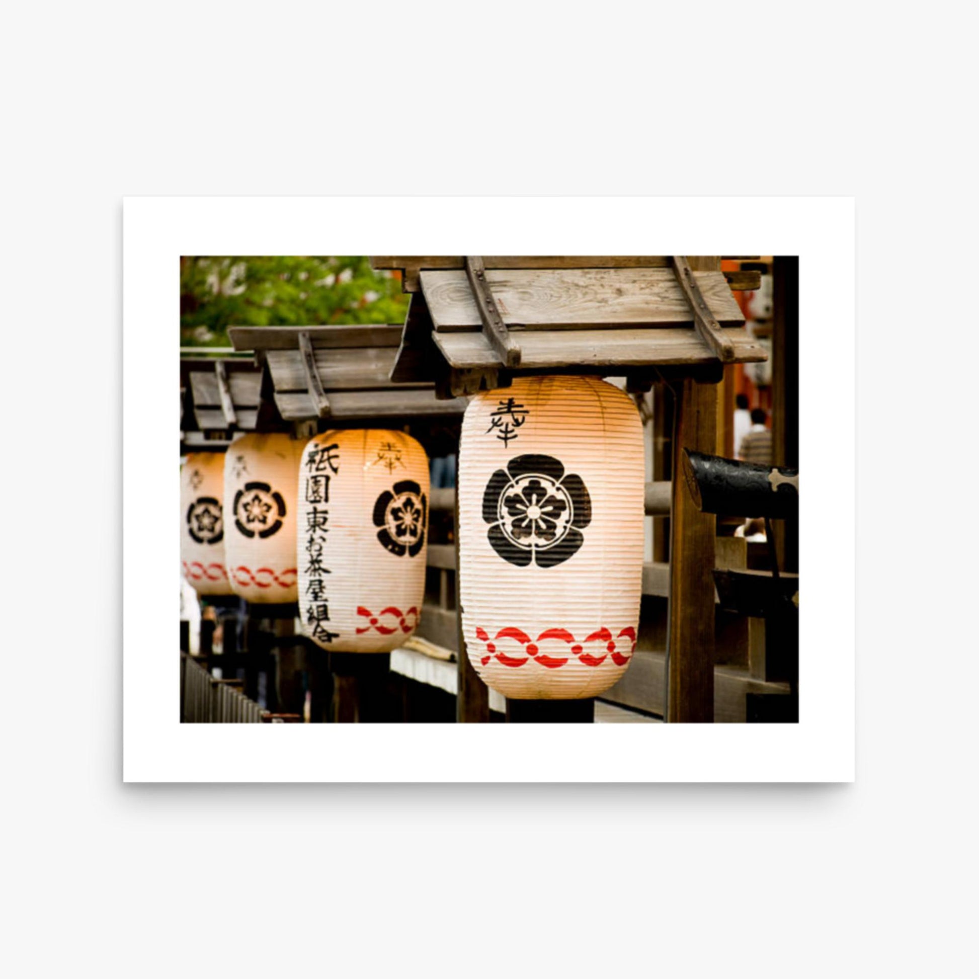 Japanese lanterns 16x20 in Poster