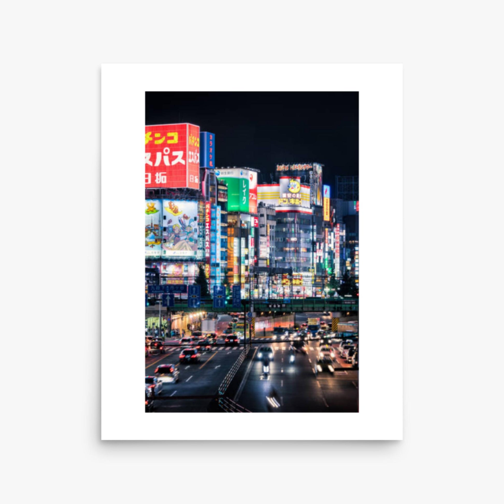 Shinjuku Streets at Night 16x20 in Poster