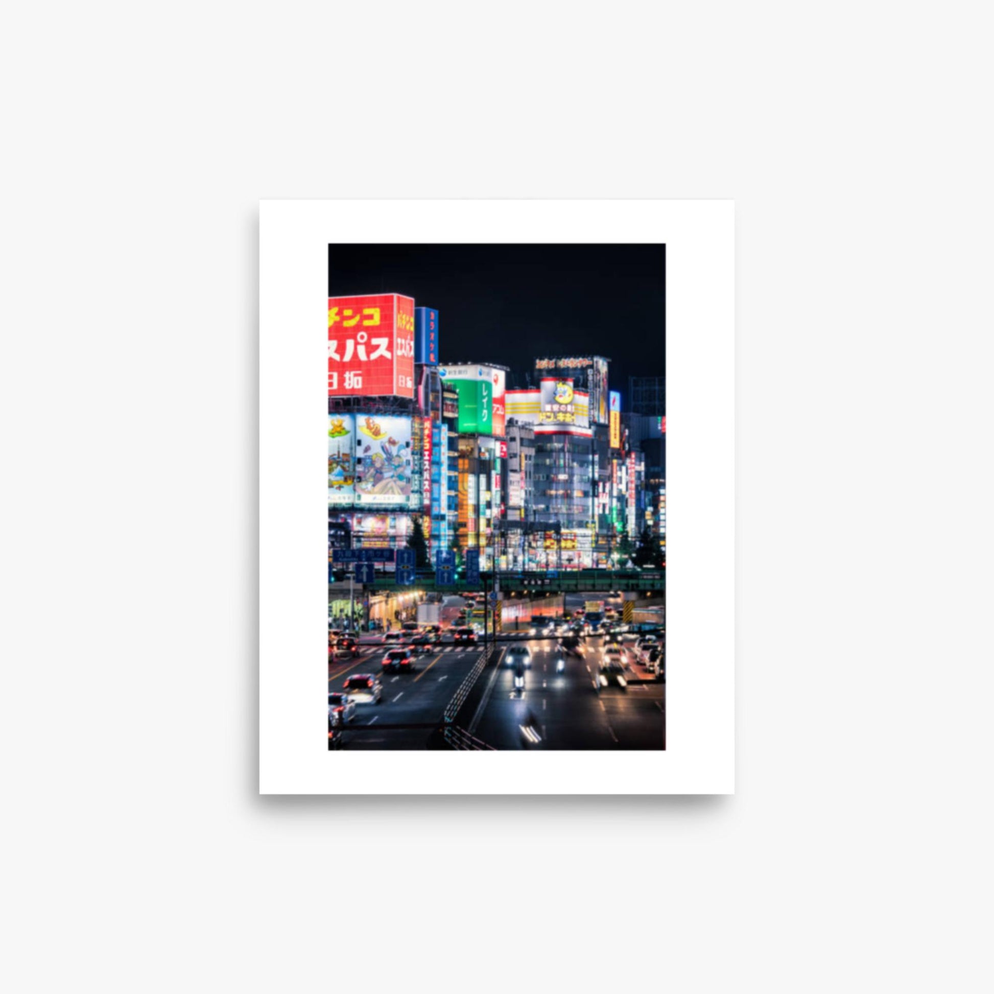 Shinjuku Streets at Night 8x10 in Poster