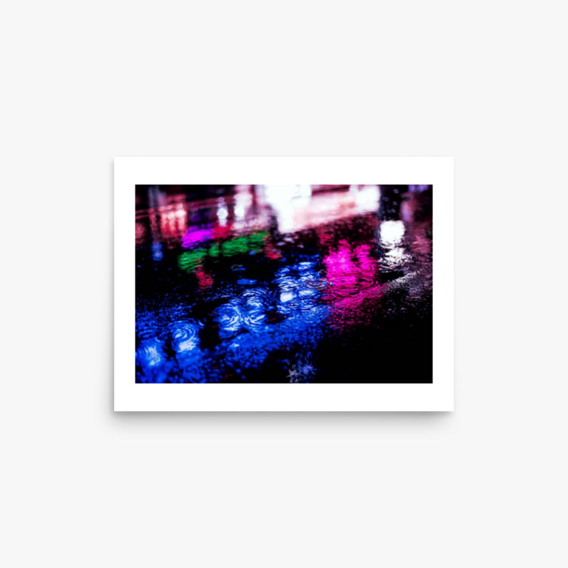 Rainy Night 12x16 in Poster