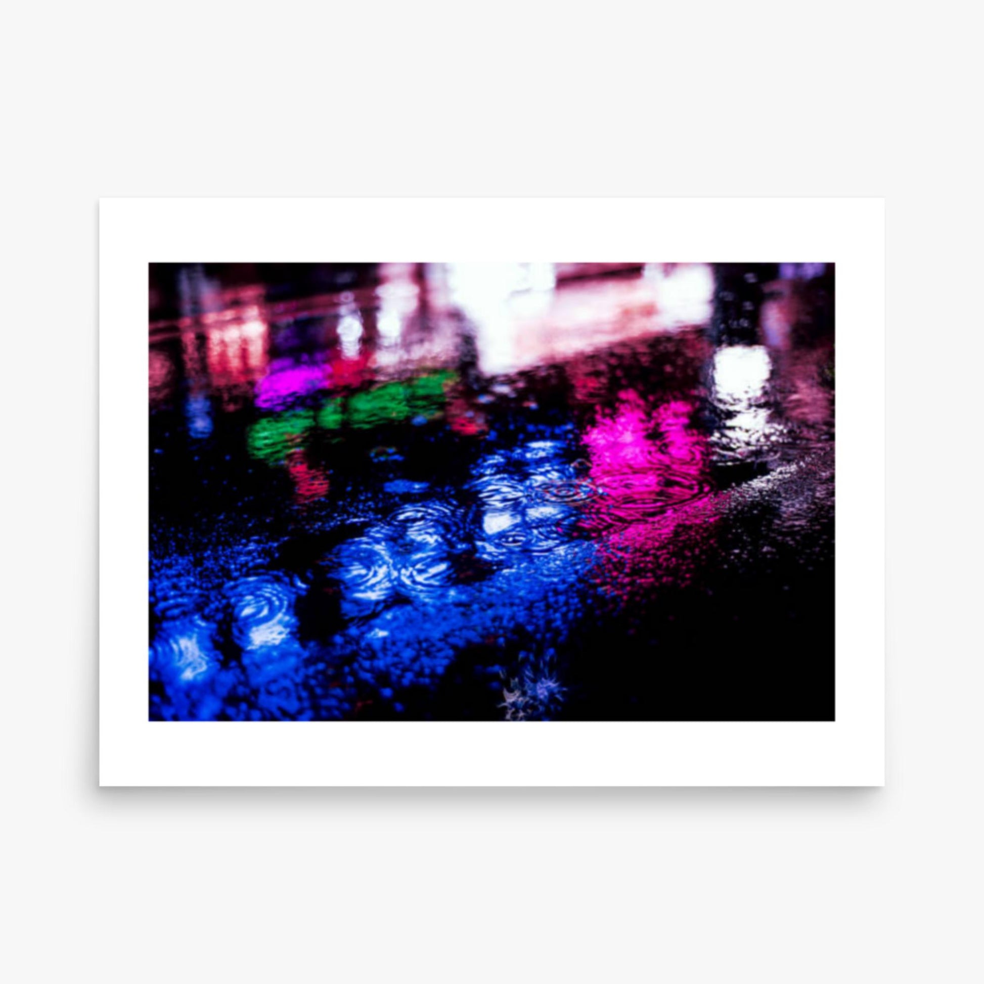 Rainy Night 18x24 in Poster